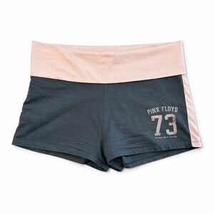 Y2K Early 2000s Pink Floyd Fold over Shorts